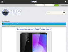 Tablet Screenshot of htcmania.com
